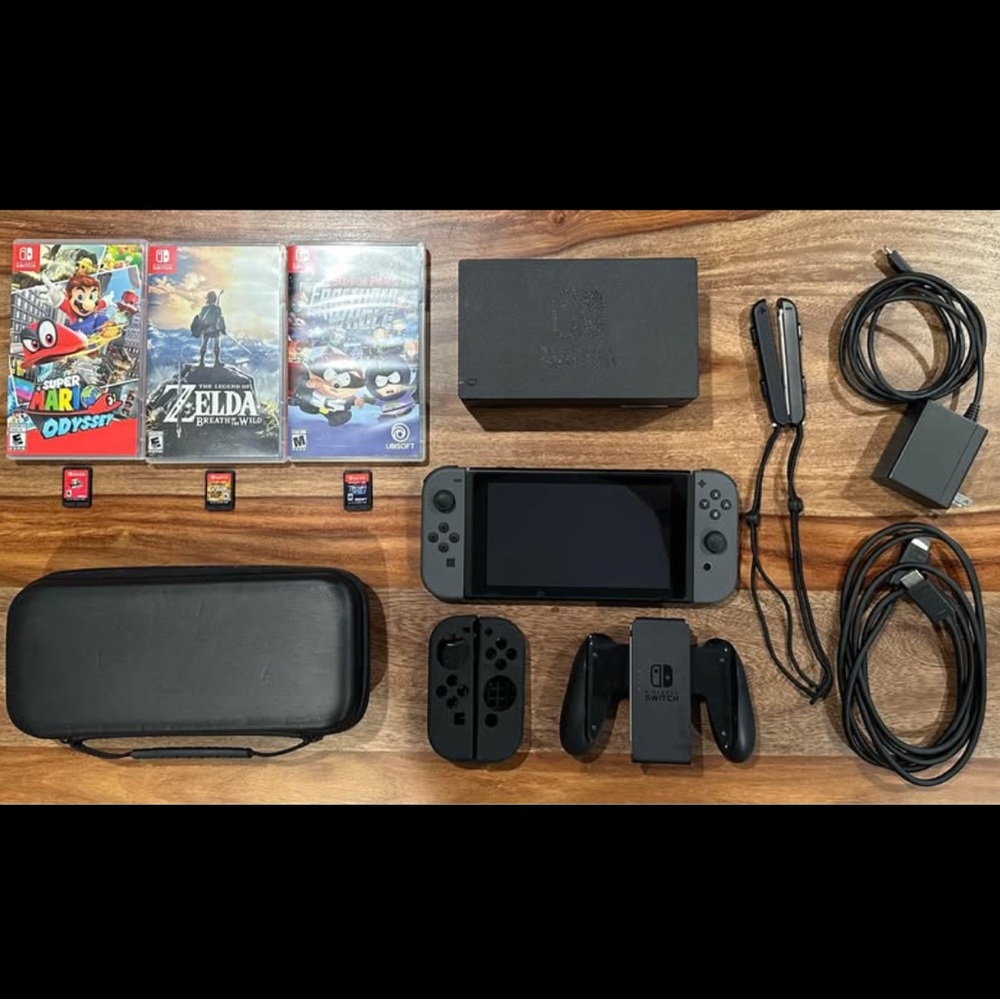 Nintendo Switch Console Bundle - Black